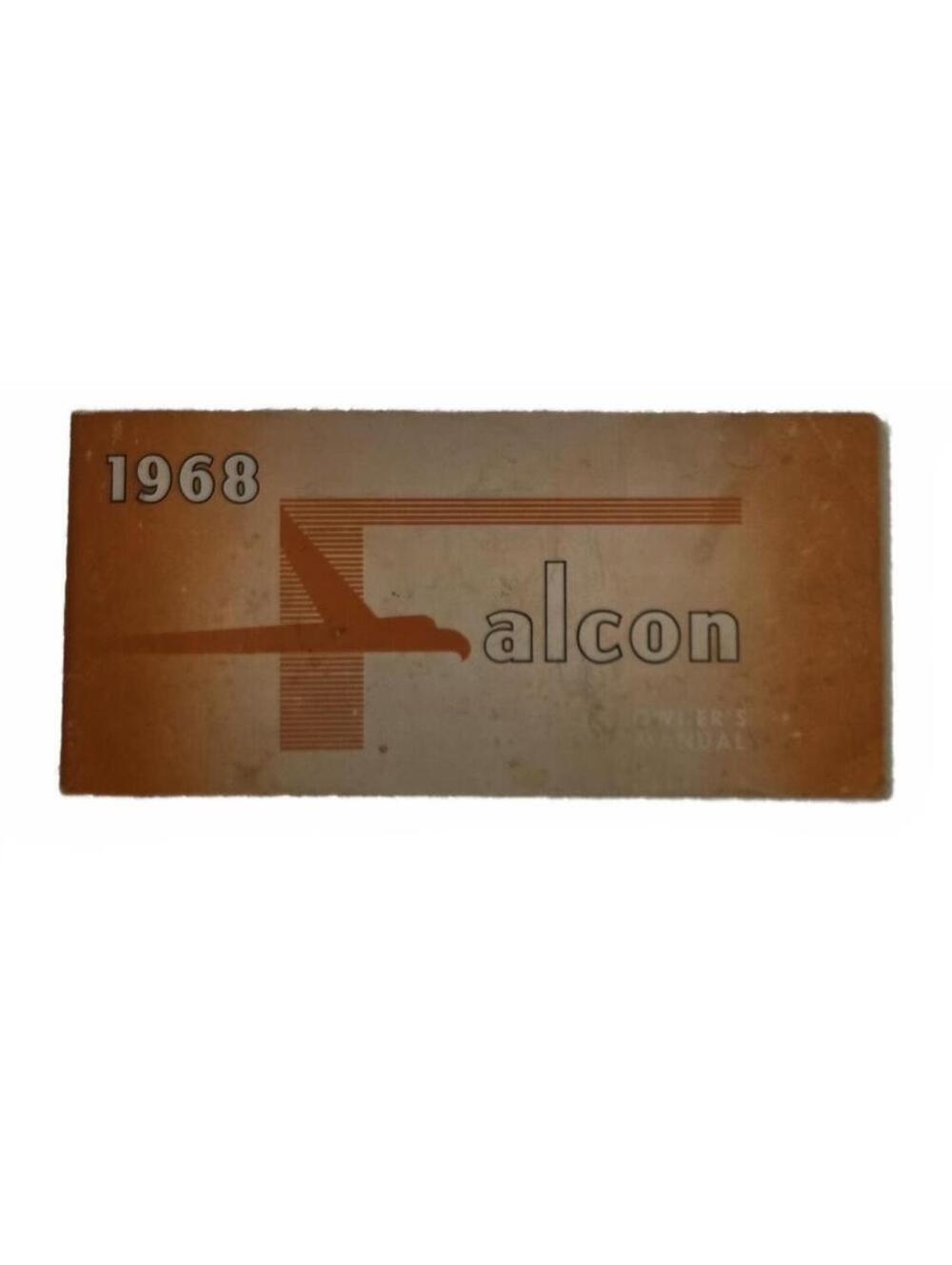 1968 Ford Falcon owners manual Service Parts Booklet